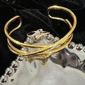 Elegant Gold Cuff Bracelet
